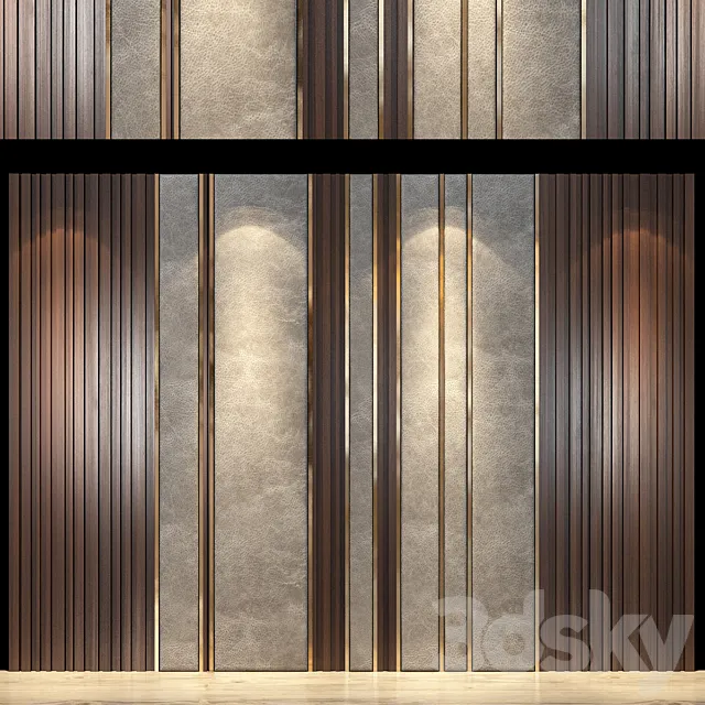 Wall Panel 24 3DS Max Model