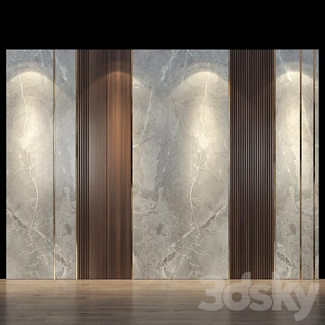 Wall Panel 26 3ds Max