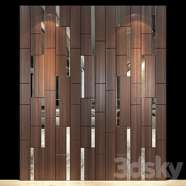 Wall Panel 29 3DS Max Model