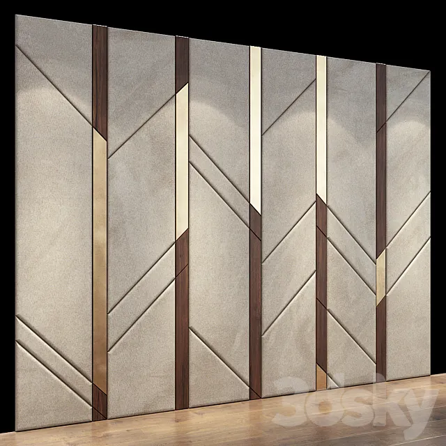 Wall Panel 36 3DS Max Model