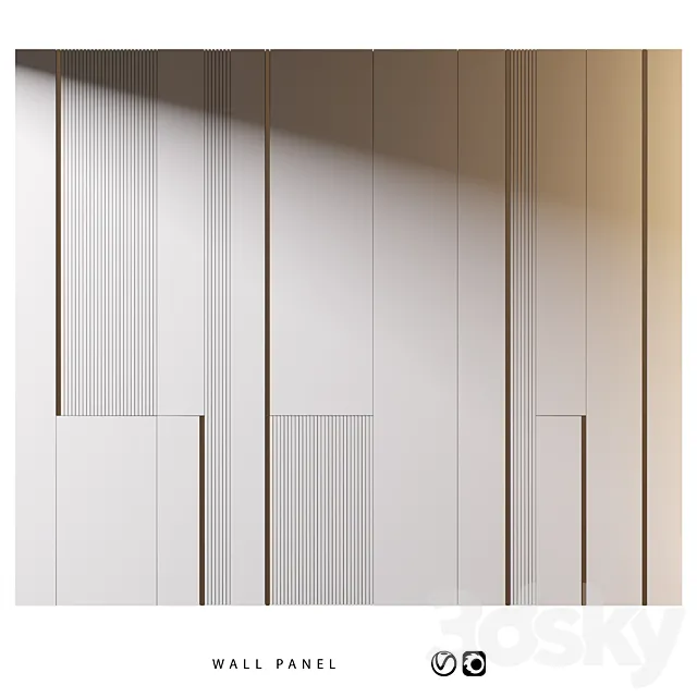 Wall Panel | 37 3ds Max