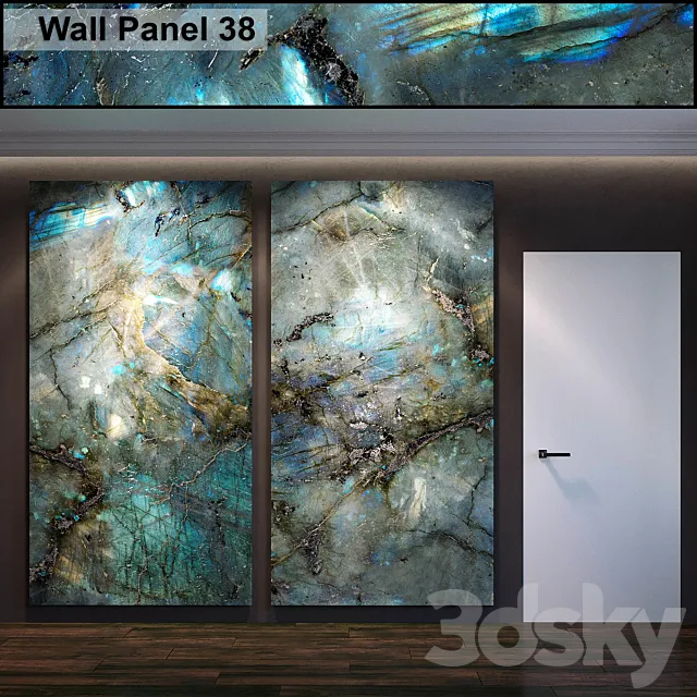 Wall Panel 38 3DS Max Model