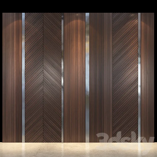 Wall Panel 39 3DS Max Model