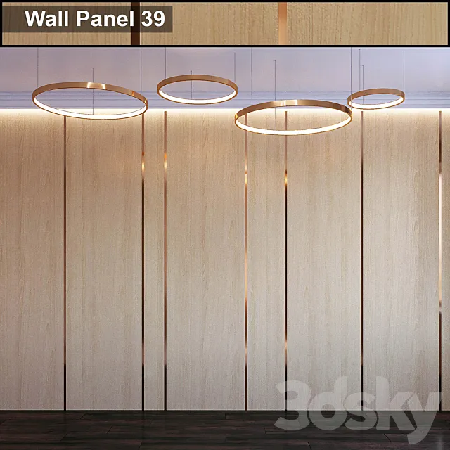 Wall Panel 39 3DSMax File