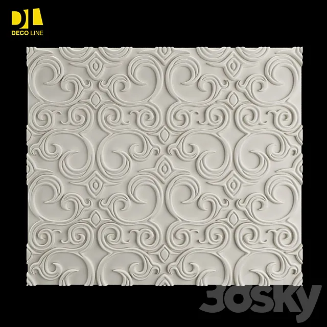 Wall panel 3DS Max Model