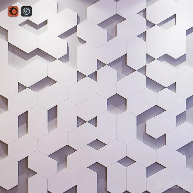 Wall panel 3dsMax Model