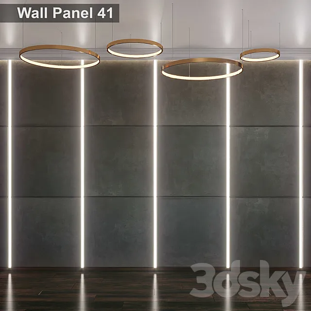 Wall Panel 41 3DSMax File