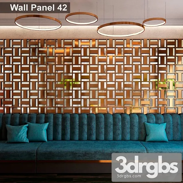 Wall panel 42 3dsmax Download