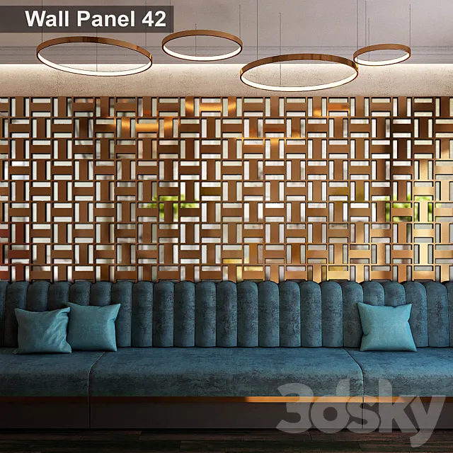 Wall Panel 42 3DSMax File