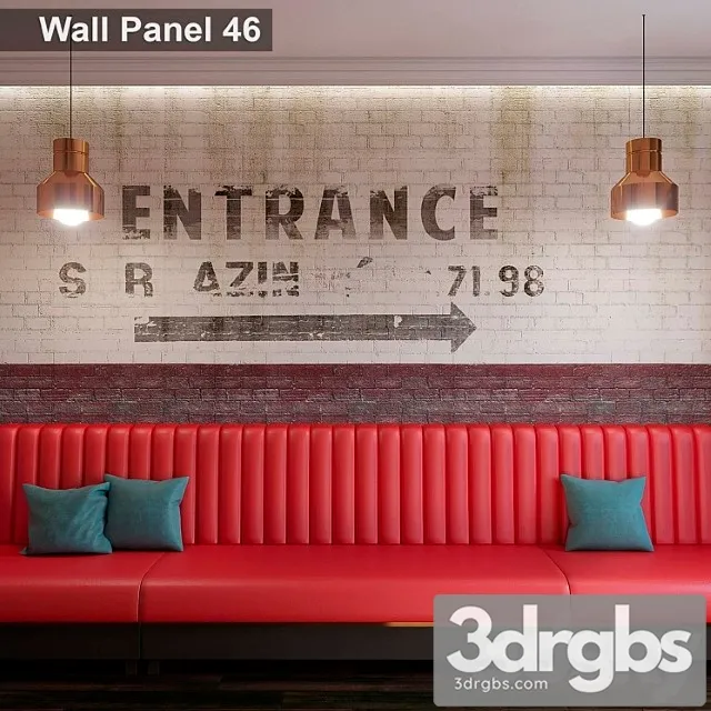 Wall panel 46 3dsmax Download