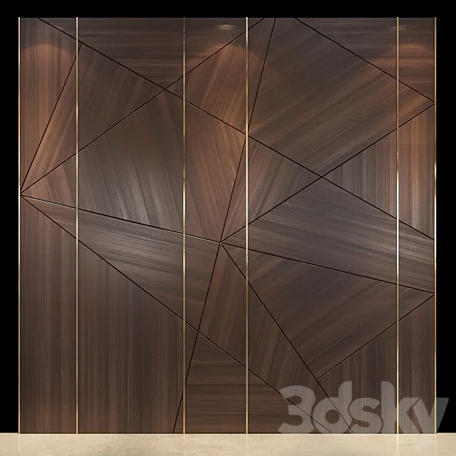 Wall Panel 48 3DS Max Model