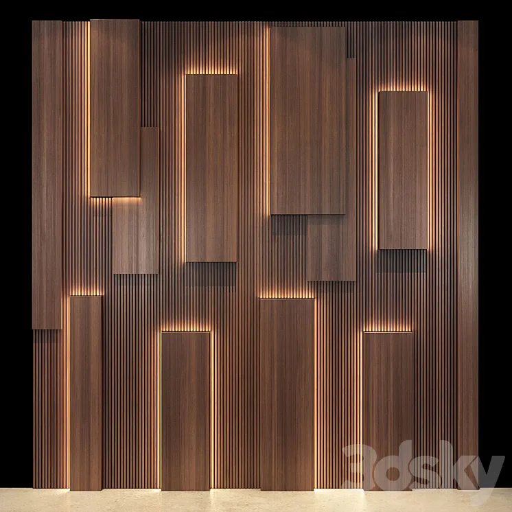 Wall Panel 52 3DS Max