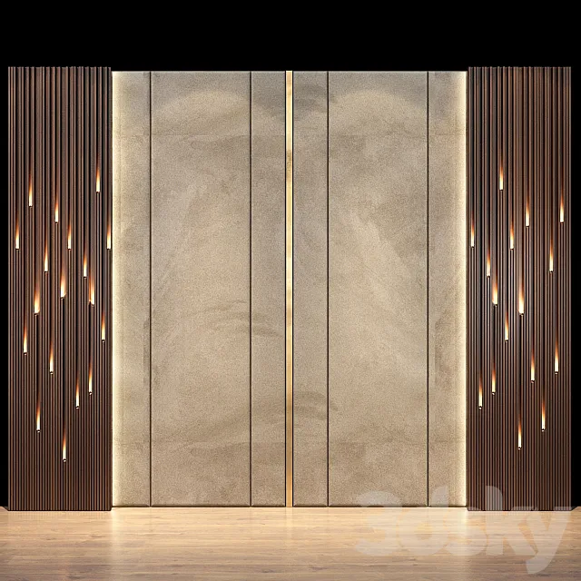 Wall Panel 55 3ds Max