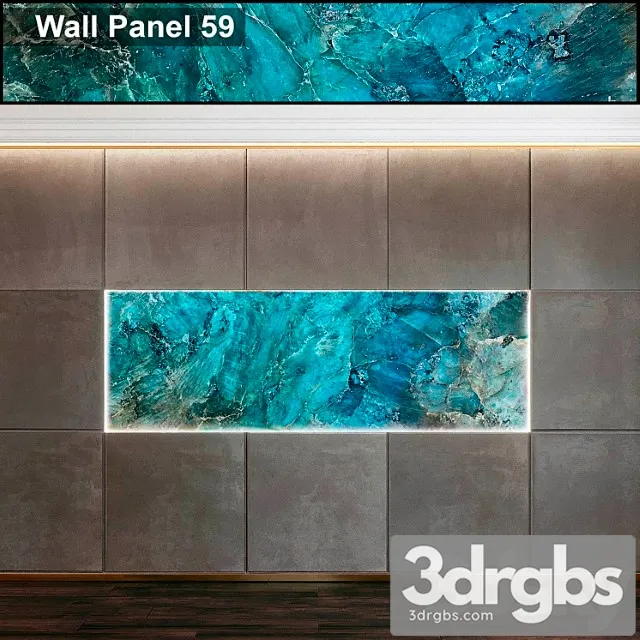 Wall panel 59 3dsmax Download