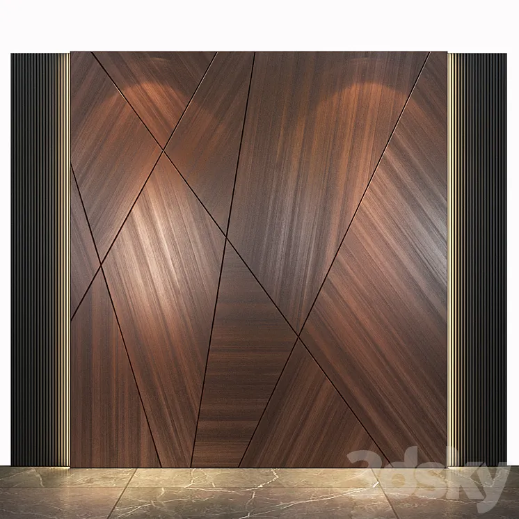 Wall Panel 60 3DS Max Model