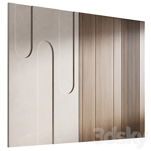 Wall panel 7 3dsMax Model