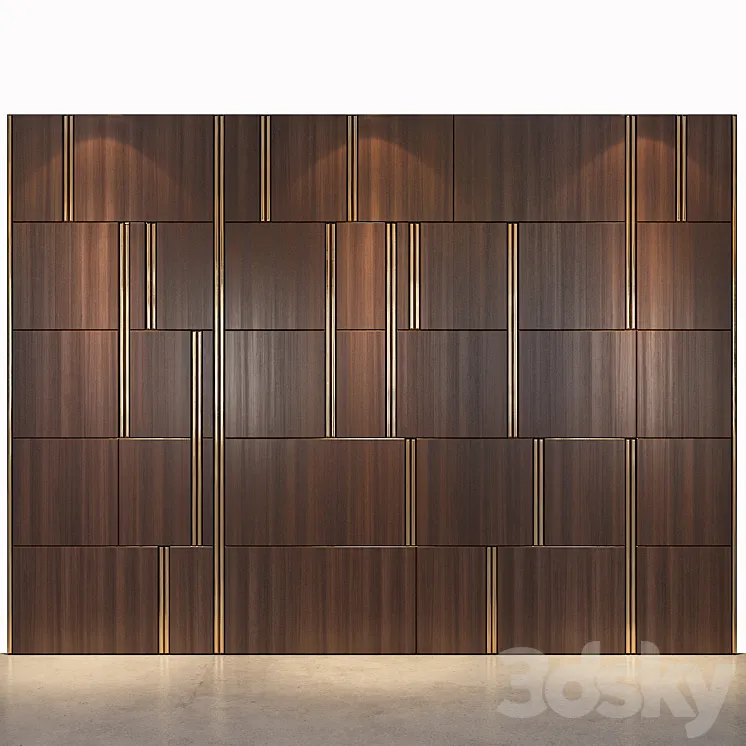 Wall Panel 81 3DS Max Model