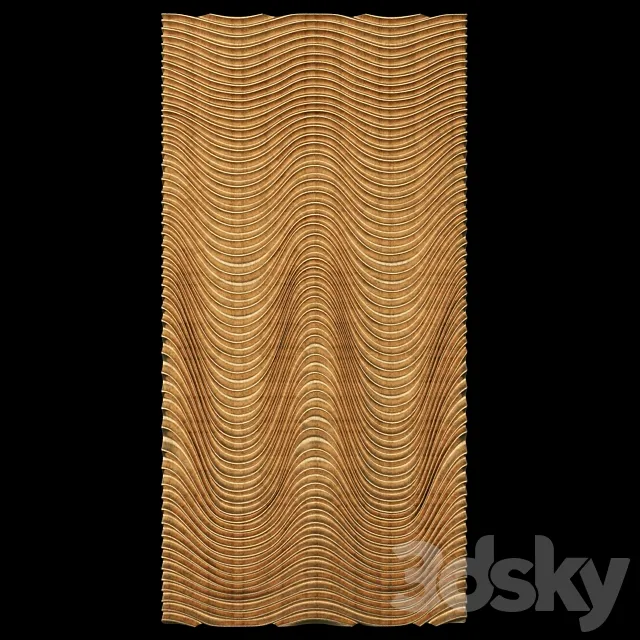 wall panel decorative 3DS Max Model