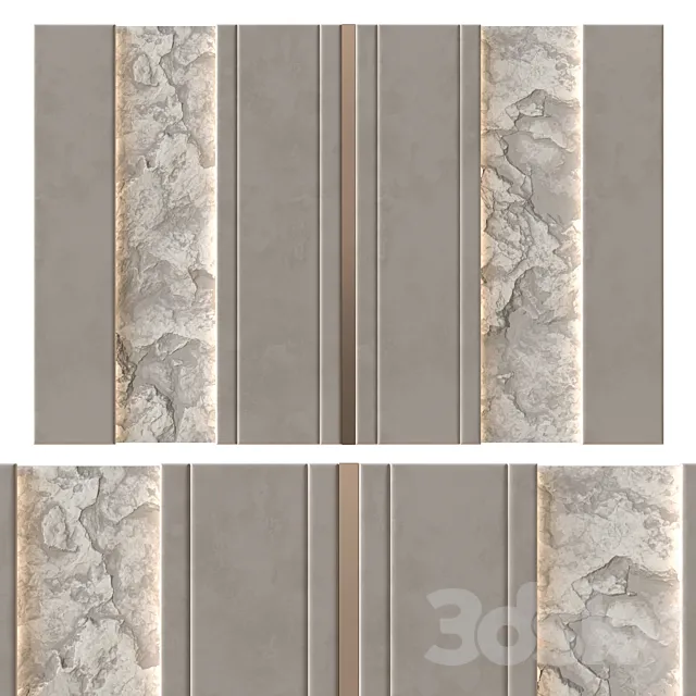 Wall panel №4 3DS Max Model