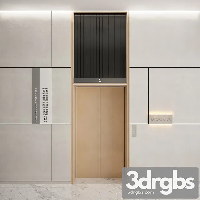 Wall Panel Elevator 3dsmax Download