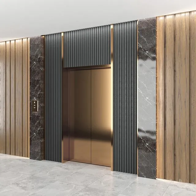 Wall panel elevator 3dsMax Model
