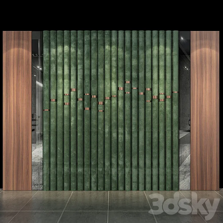 Wall Panel No.12 3DS Max Model