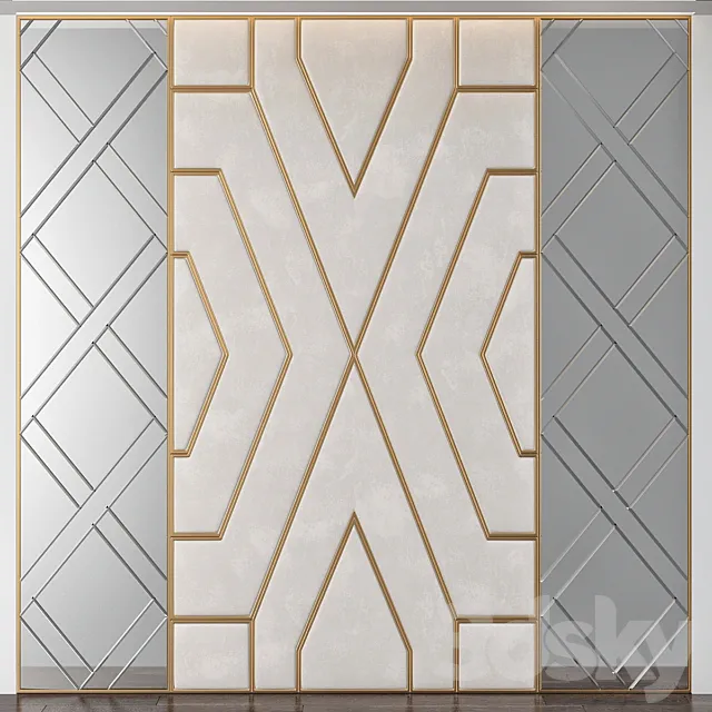 Wall Panel No. 126 3ds Max