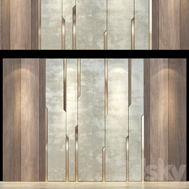 Wall Panel No.156 3DS Max Model