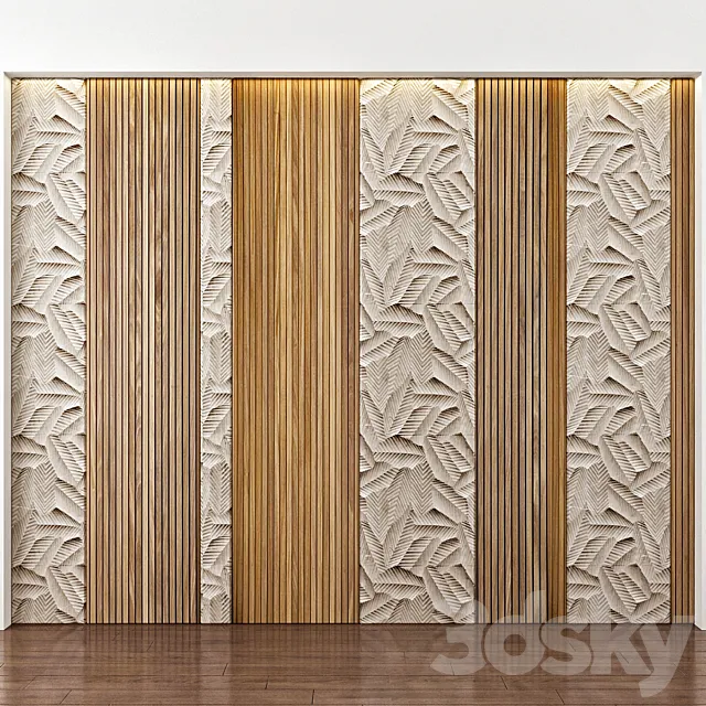 Wall Panel No. 160 3ds Max