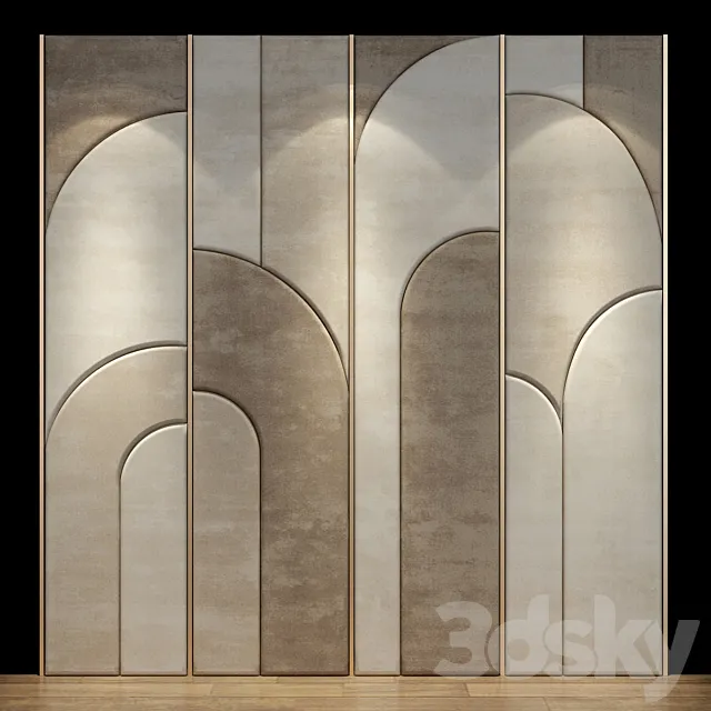 Wall Panel No.18 3DS Max Model