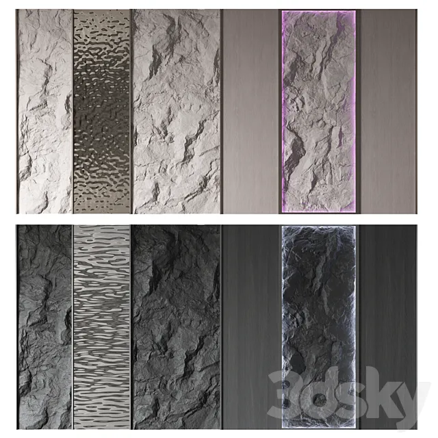 Wall panel No. 19 3ds Max