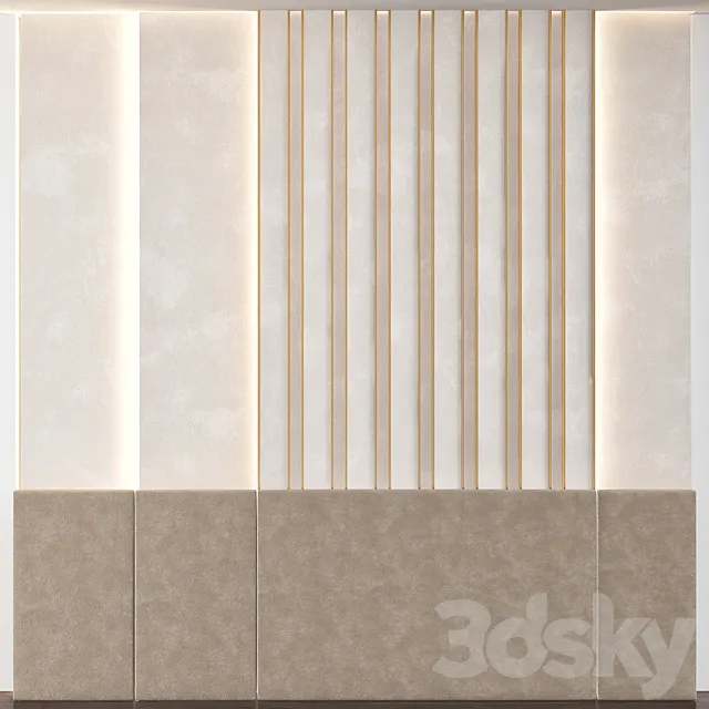 Wall Panel No. 198 3DS Max Model