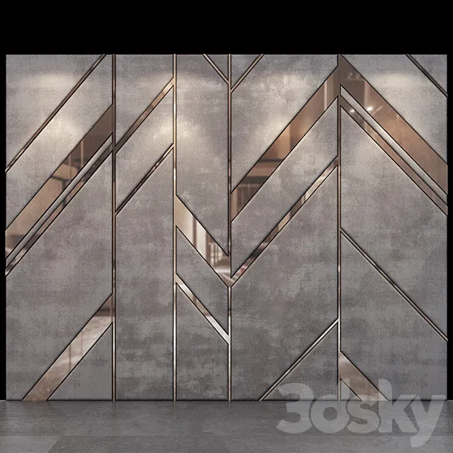 Wall Panel No.23 3DS Max Model