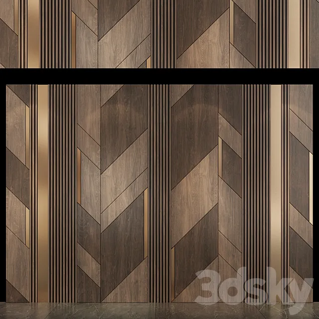 Wall Panel No.25 3ds Max
