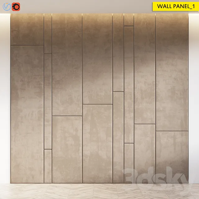 Wall Panel_1 3DSMax File