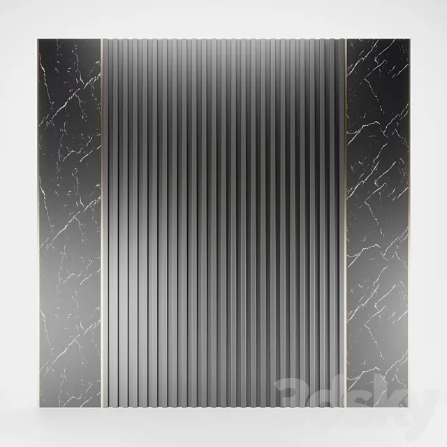 wall panel_1 3DSMax File