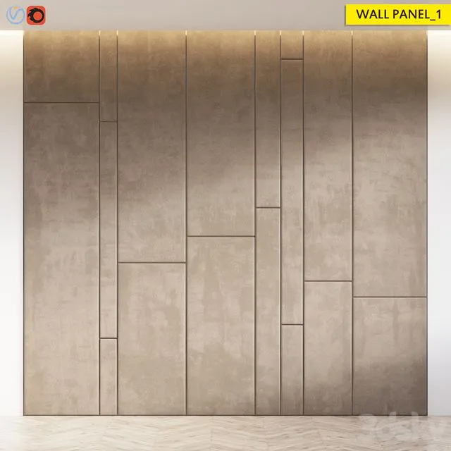 Wall Panel_1 3dsMax Model
