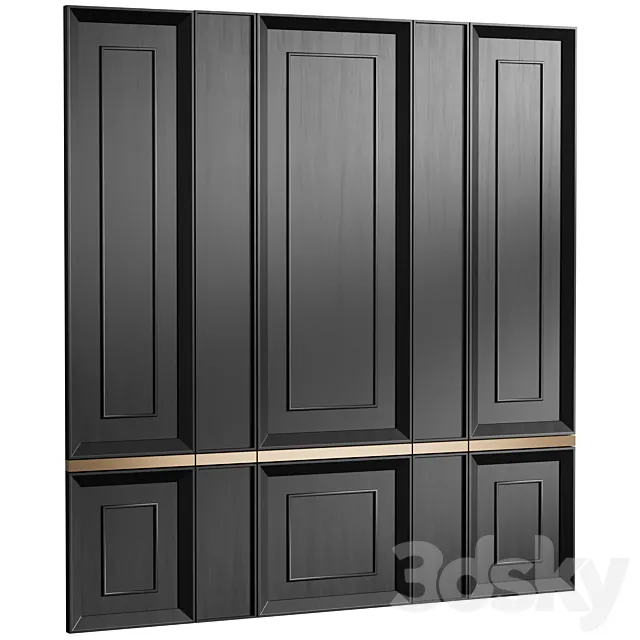 Wall panels 04 | Classic Wall Panels 3ds Max