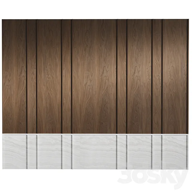 Wall panels 3ds Max