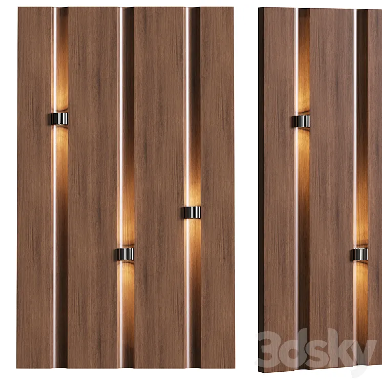 Wall panels – Lux by Store 54 3DS Max Model