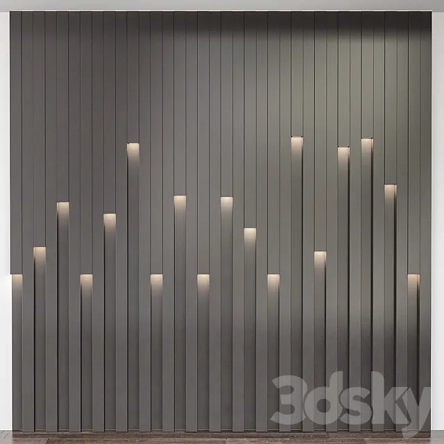 Wall panels No. 13 3DSMax File