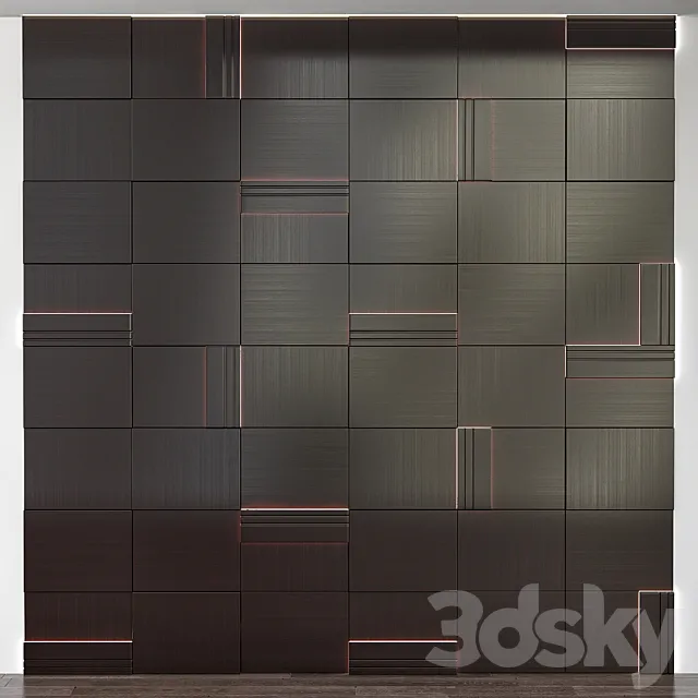 Wall Panels No. 34 3DSMax File
