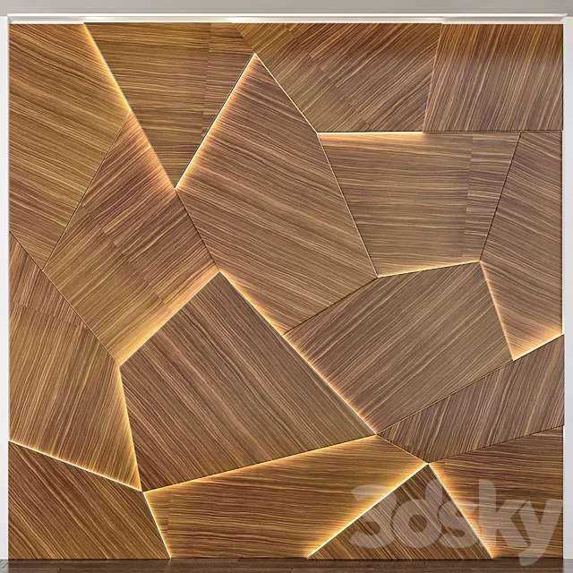 Wall panels No. 38 3DS Max Model