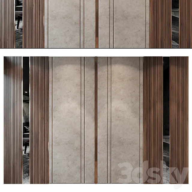 wall panels | set 257 3DS Max Model