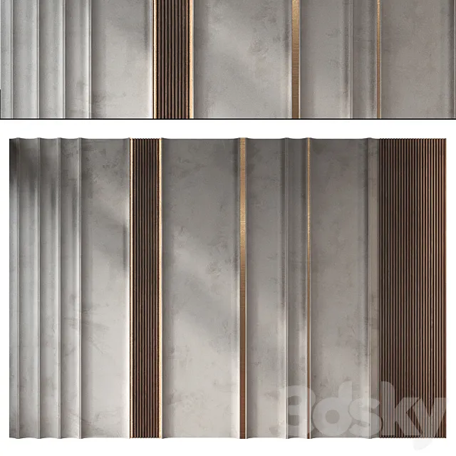 wall panels | set 298 3ds Max