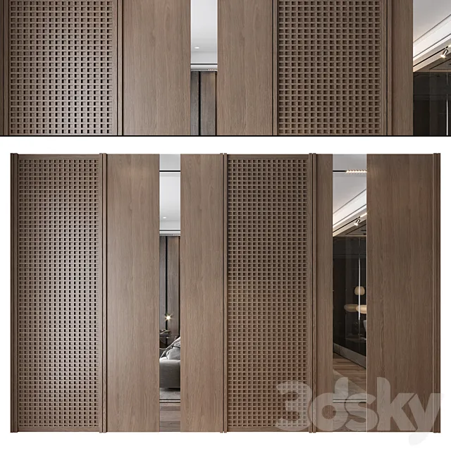 wall panels | set 299 3DS Max Model