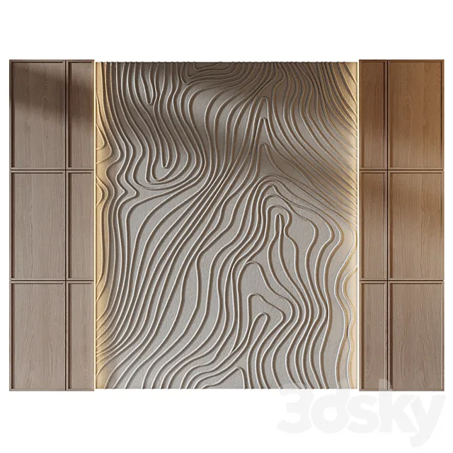 wall panels | set 349 3ds Max