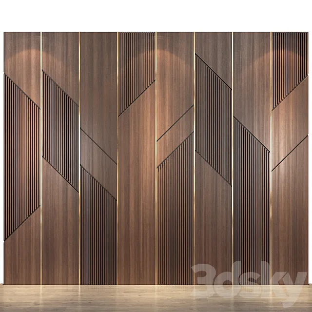 wall panels | set 92 3ds Max