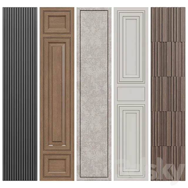 Wall panels (v1) 3DS Max Model