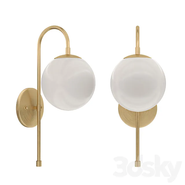 Wall Reading Light 3ds Max